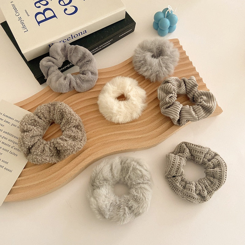 7PCS Plush Scrunchies