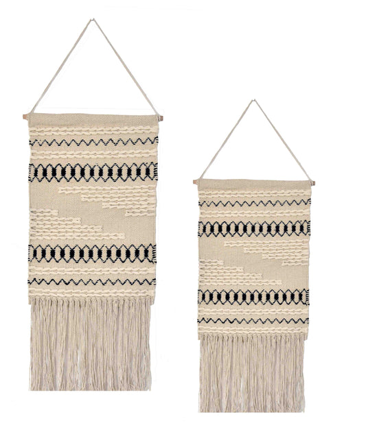 Zig-Zag Handmade Macrame Wall Hanging Boho Decor for Home Decoration,
