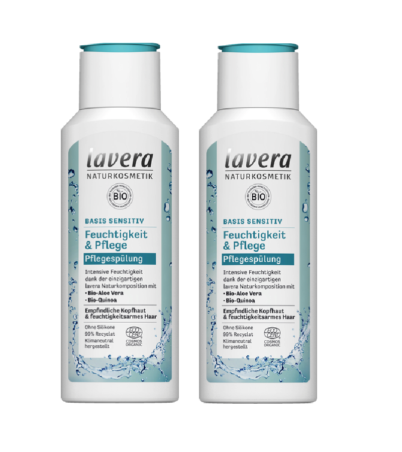 2xPack Lavera Moisture & Care Basic Sensitive Conditioner - 400 ml