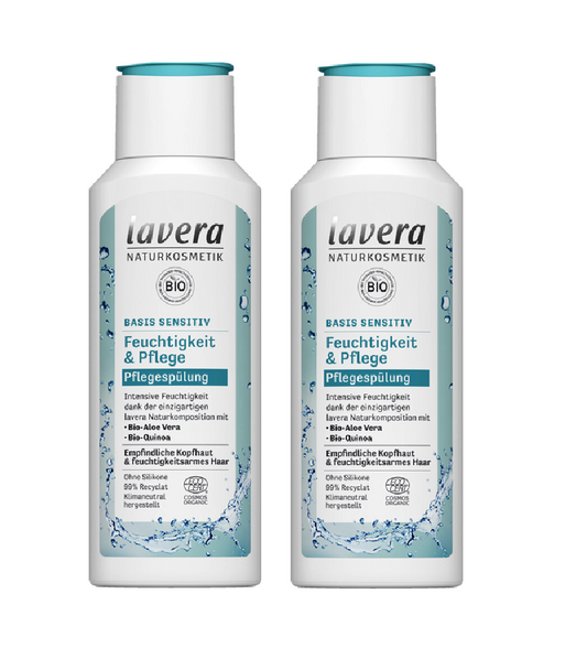 2xPack Lavera Moisture & Care Basic Sensitive Conditioner - 400 ml