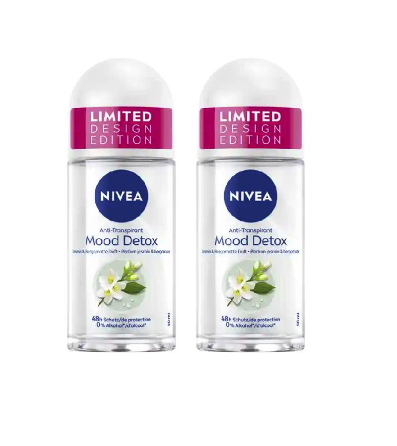 2xPack Deodorant roll-on Mood Detox - 100 ml