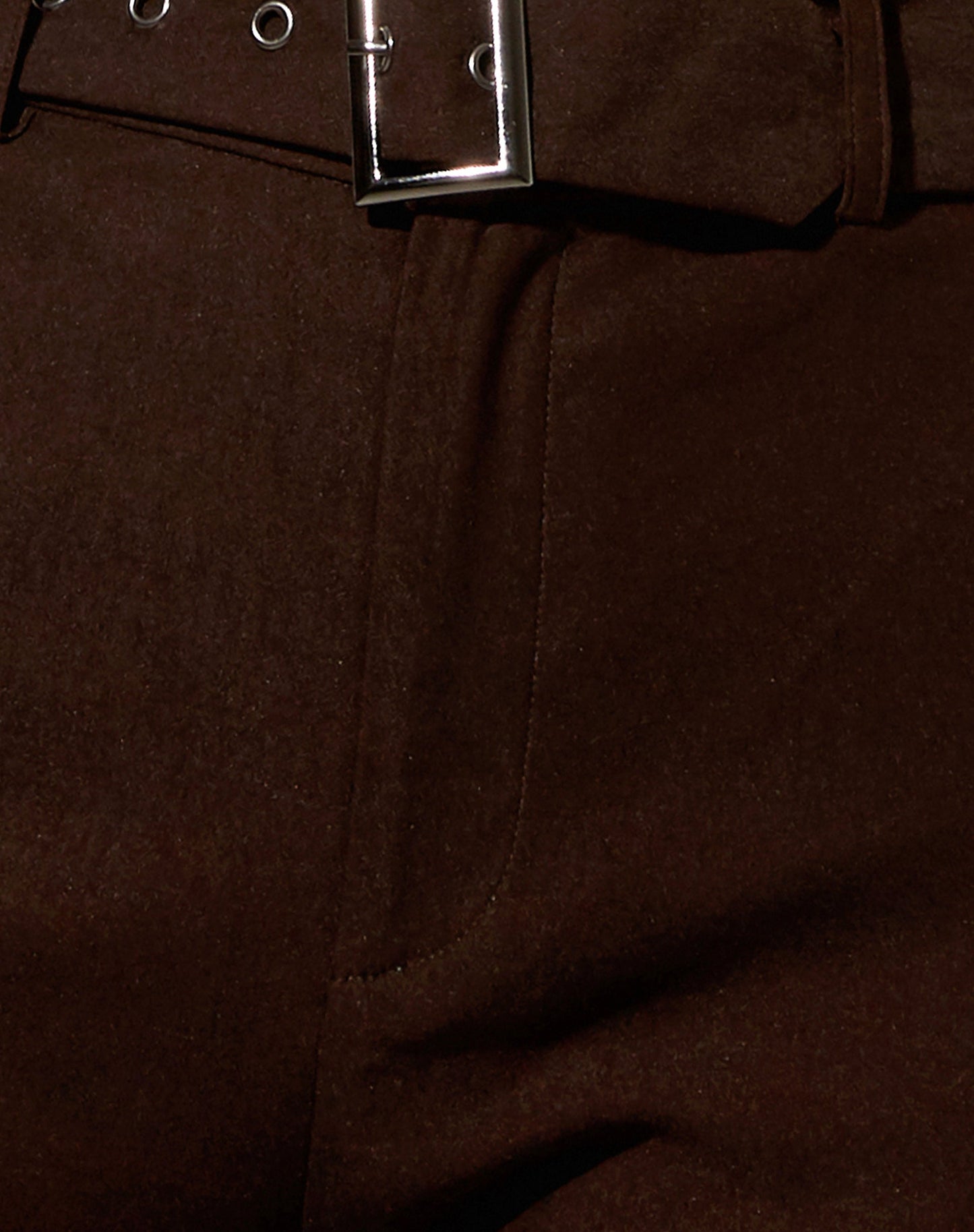 Zaltana Flare Trouser in Tailoring Brown