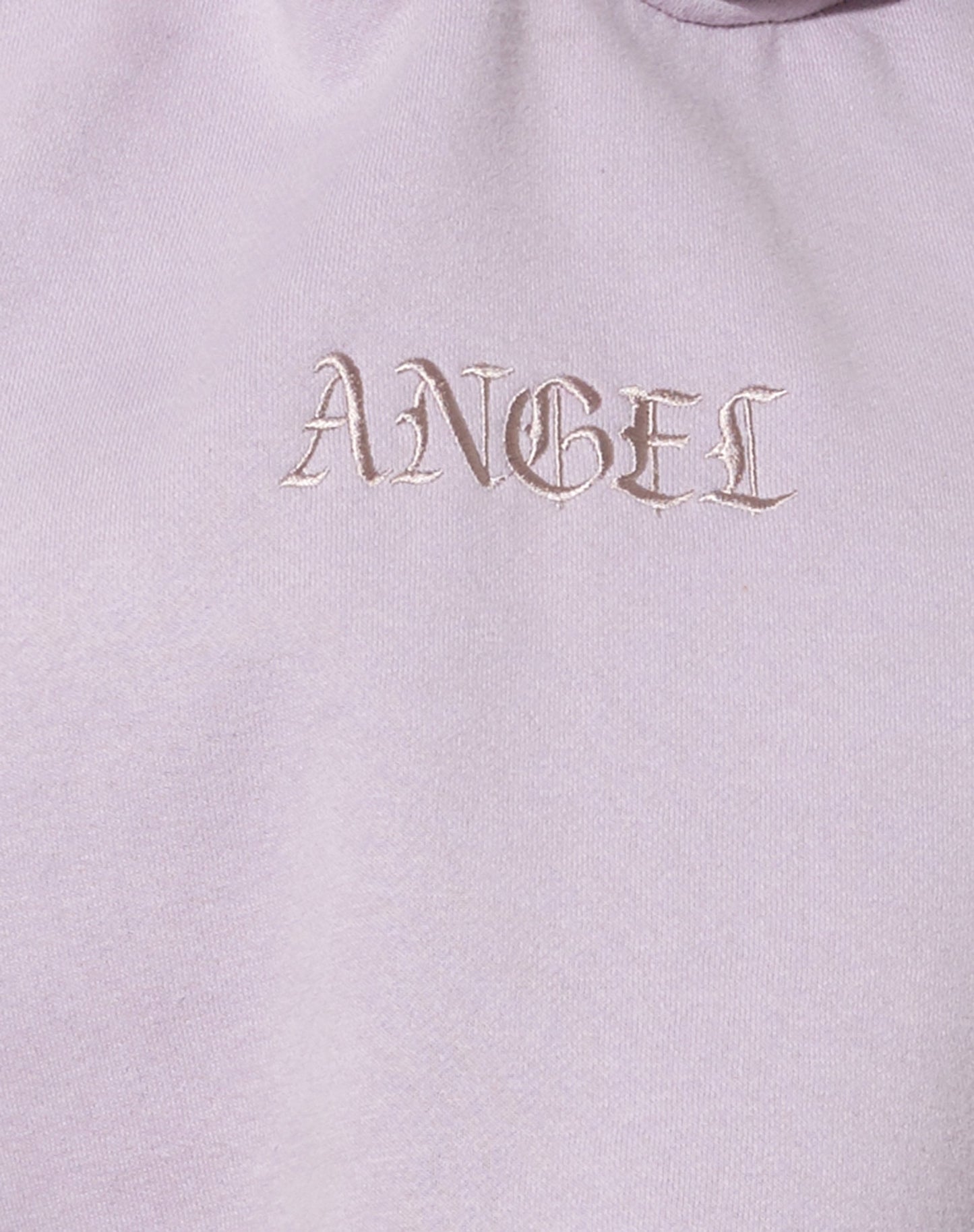Oversize Hoodie in Violet 'Angel' Embro