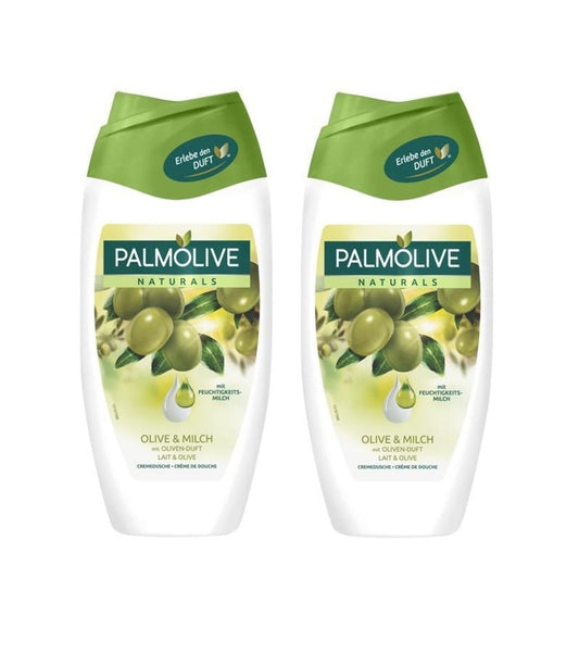 2xPack Palmolive Naturals Cream Shower Gel Olive and Milk - 500 ml