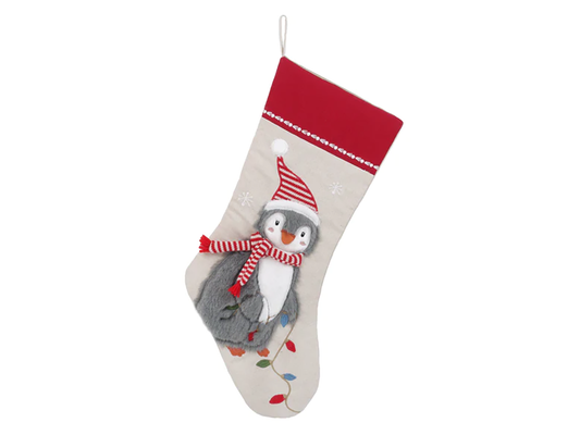 Festive Penguin Stocking
