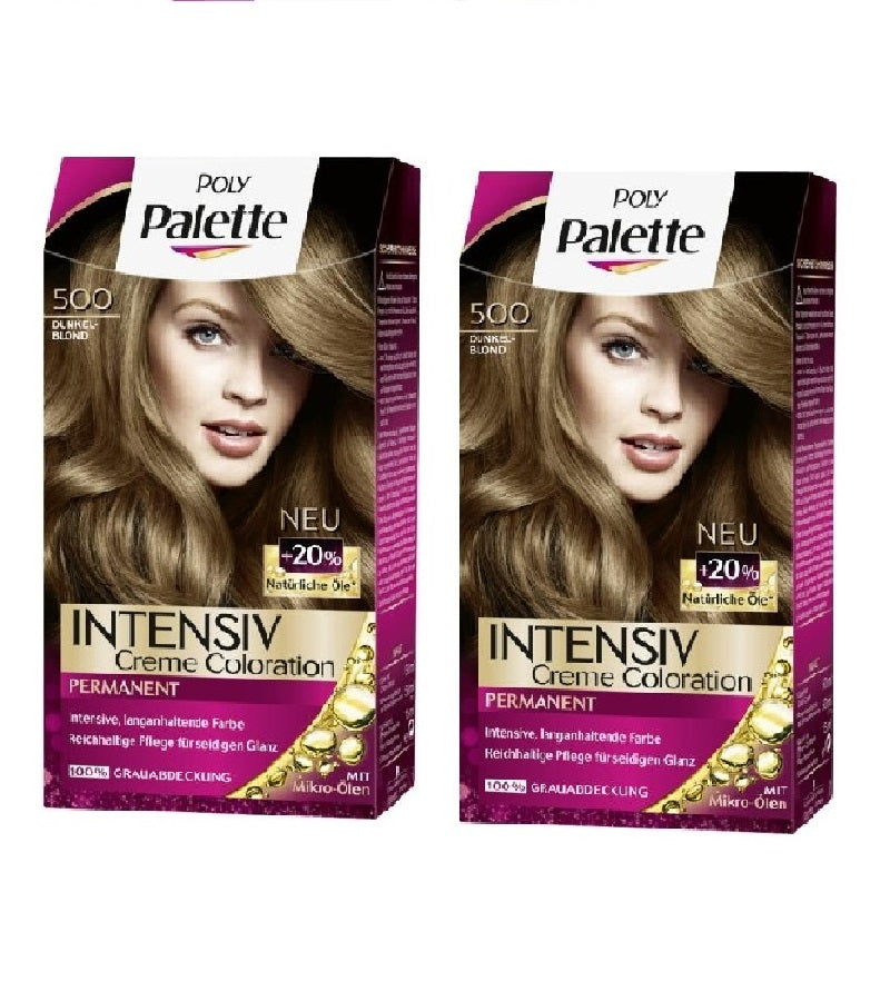 2xPack Schwarzkopf POLY PALETTE Intensive Creme Hair Coloration - 24 Varieties