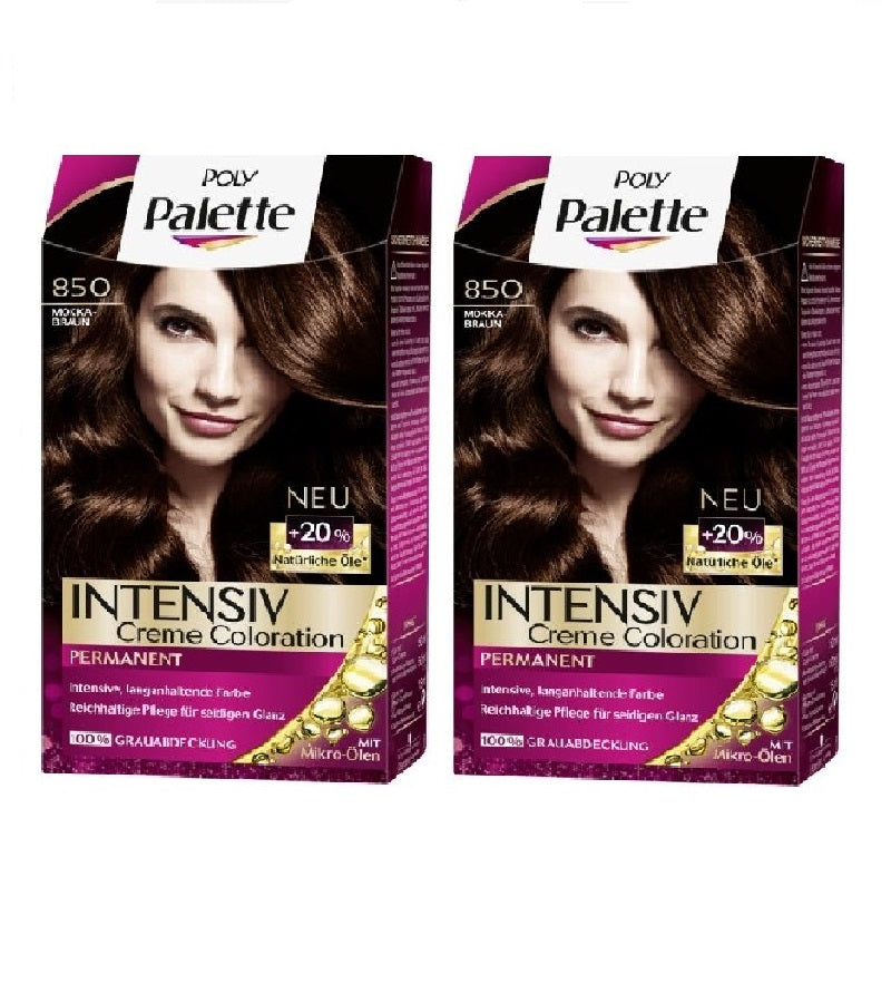 2xPack Schwarzkopf POLY PALETTE Intensive Creme Hair Coloration - 24 Varieties