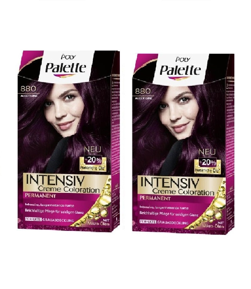 2xPack Schwarzkopf POLY PALETTE Intensive Creme Hair Coloration - 24 Varieties