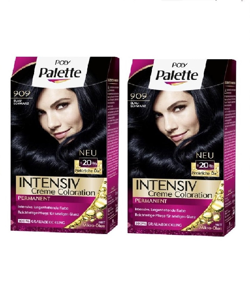 2xPack Schwarzkopf POLY PALETTE Intensive Creme Hair Coloration - 24 Varieties