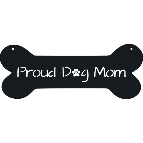 Proud Dog Mom - Metal Wall Art - zoter Shop