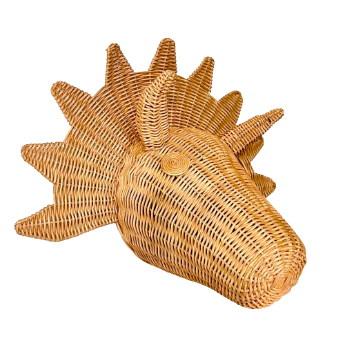 Rattan Dino Head