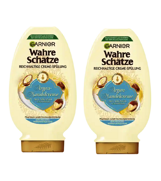 2xPack Garnier Rich Argan Almond Cream Conditioner - 400 ml