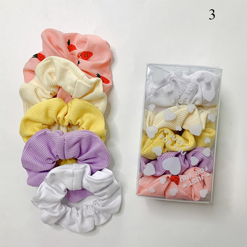 7PCS Plush Scrunchies