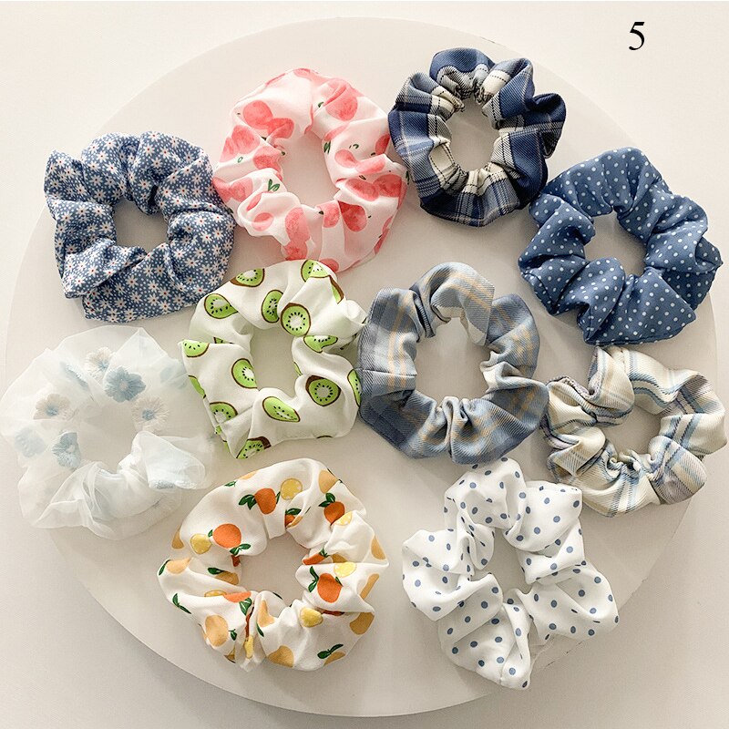 7PCS Plush Scrunchies