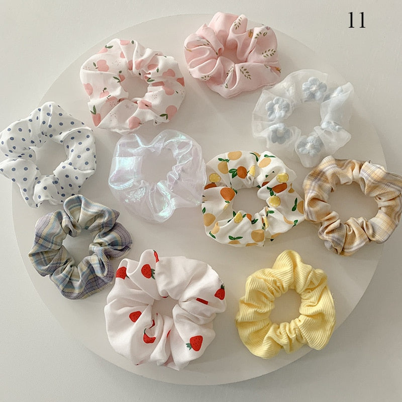 7PCS Plush Scrunchies