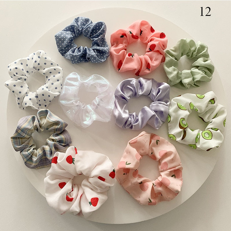 7PCS Plush Scrunchies