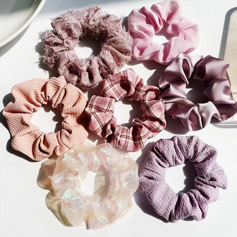 7PCS Plush Scrunchies