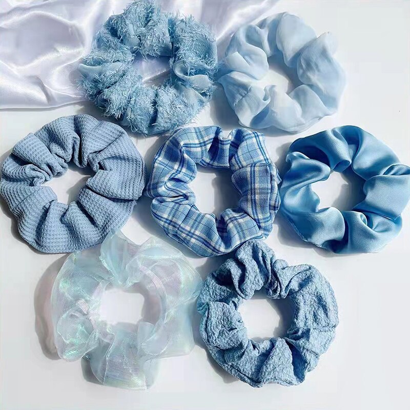 7PCS Plush Scrunchies