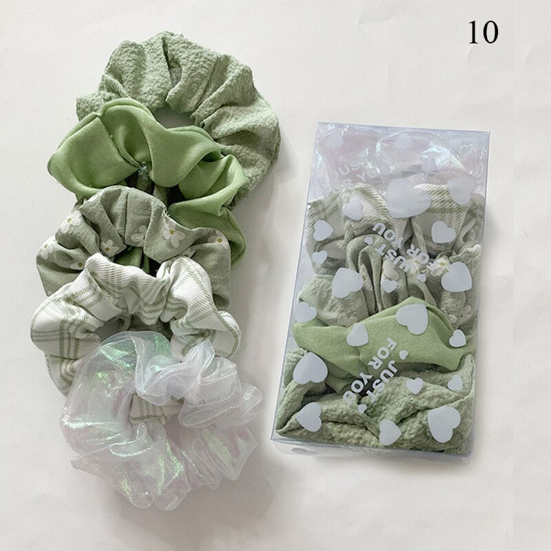 7PCS Plush Scrunchies