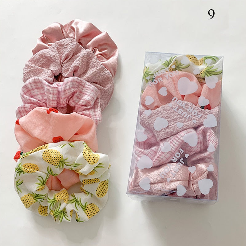 7PCS Plush Scrunchies