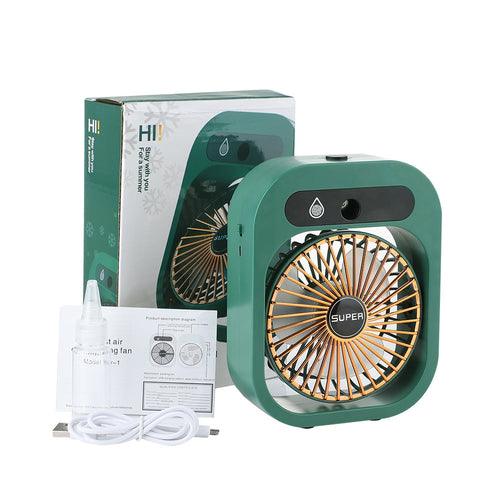 Portable Mist Fan USB Rechargeable Battery Desktop Air Conditioning - zoter Shop