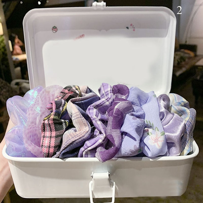 7PCS Plush Scrunchies