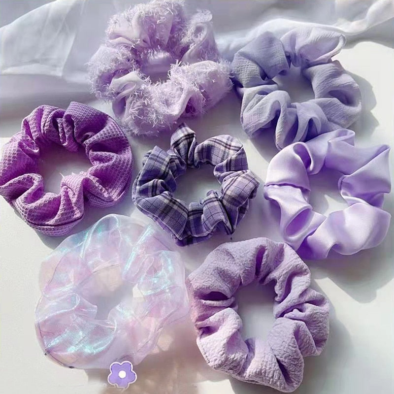 7PCS Plush Scrunchies