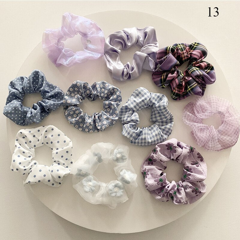7PCS Plush Scrunchies