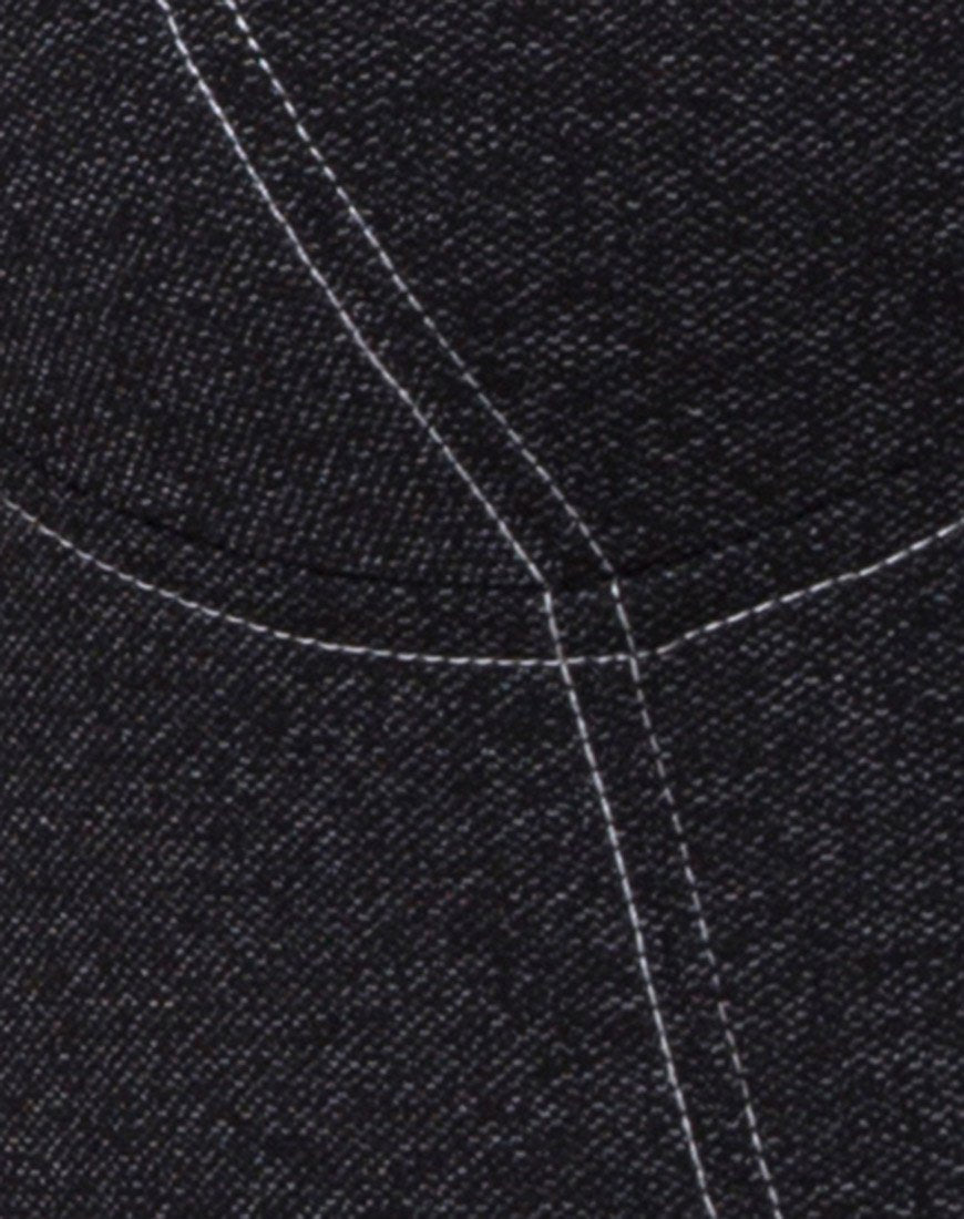 Spara Dress in Denim Black