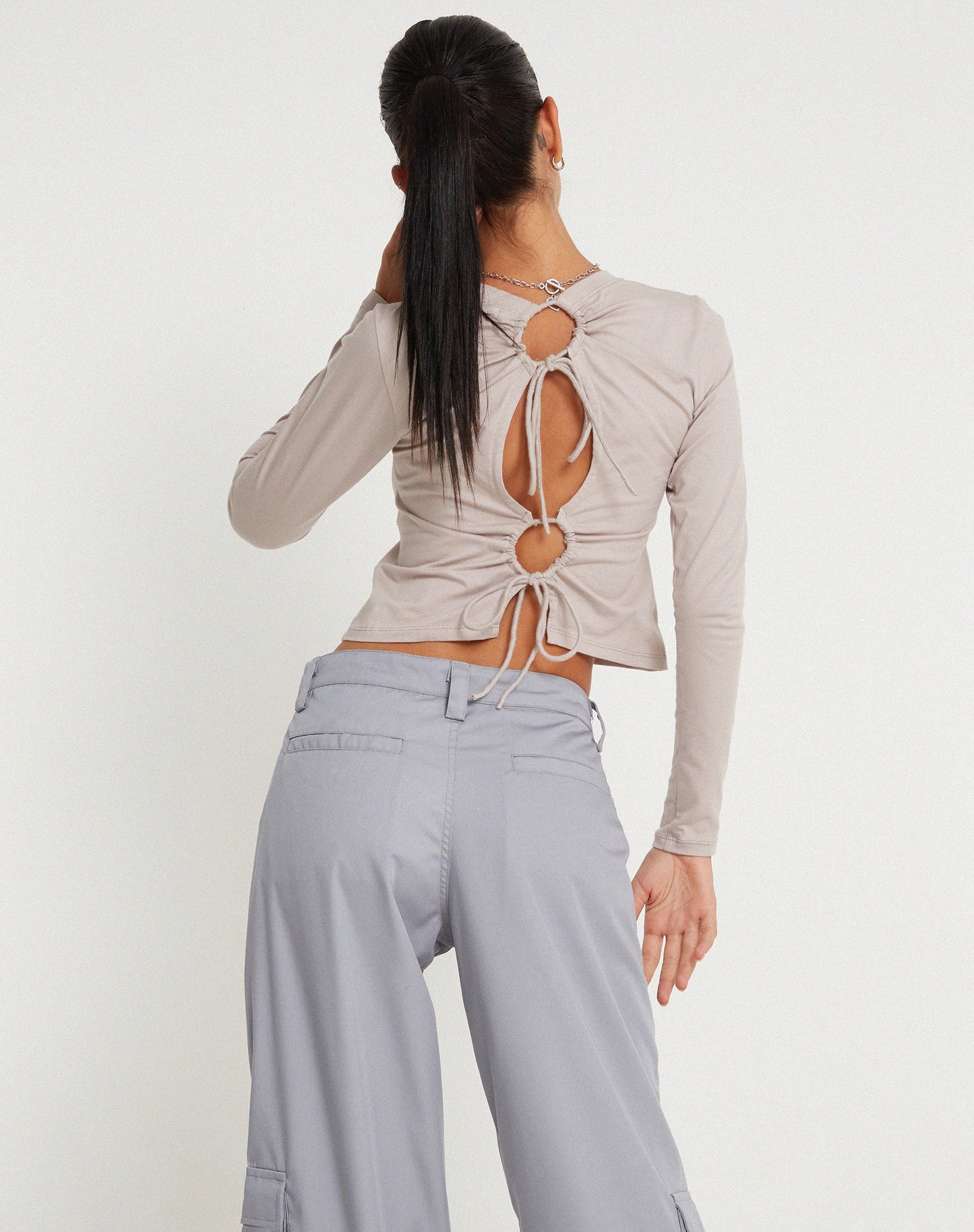 Suratmi Long Sleeve Top in Mushroom