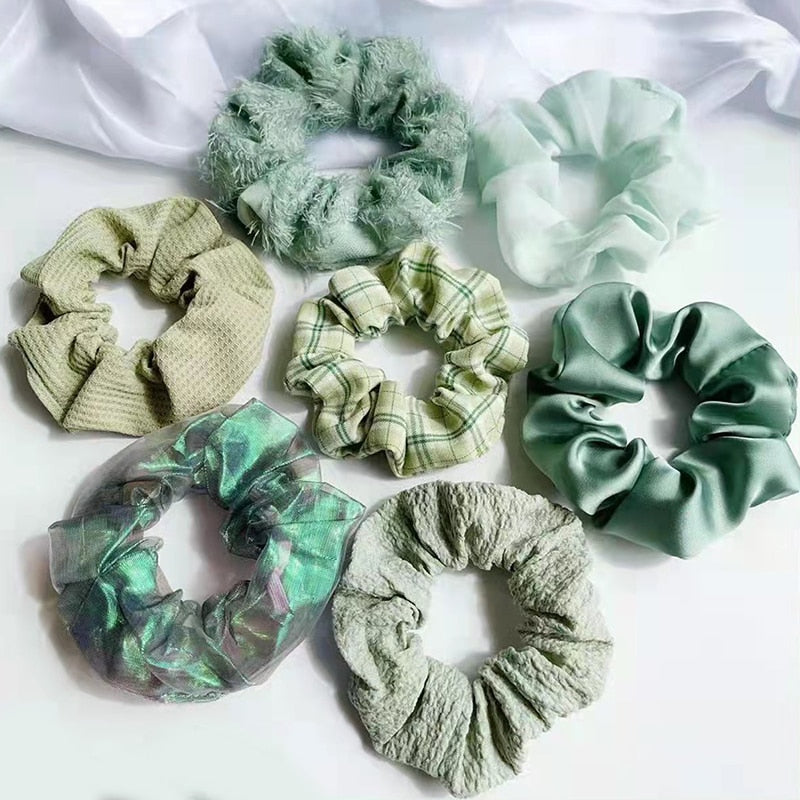 7PCS Plush Scrunchies