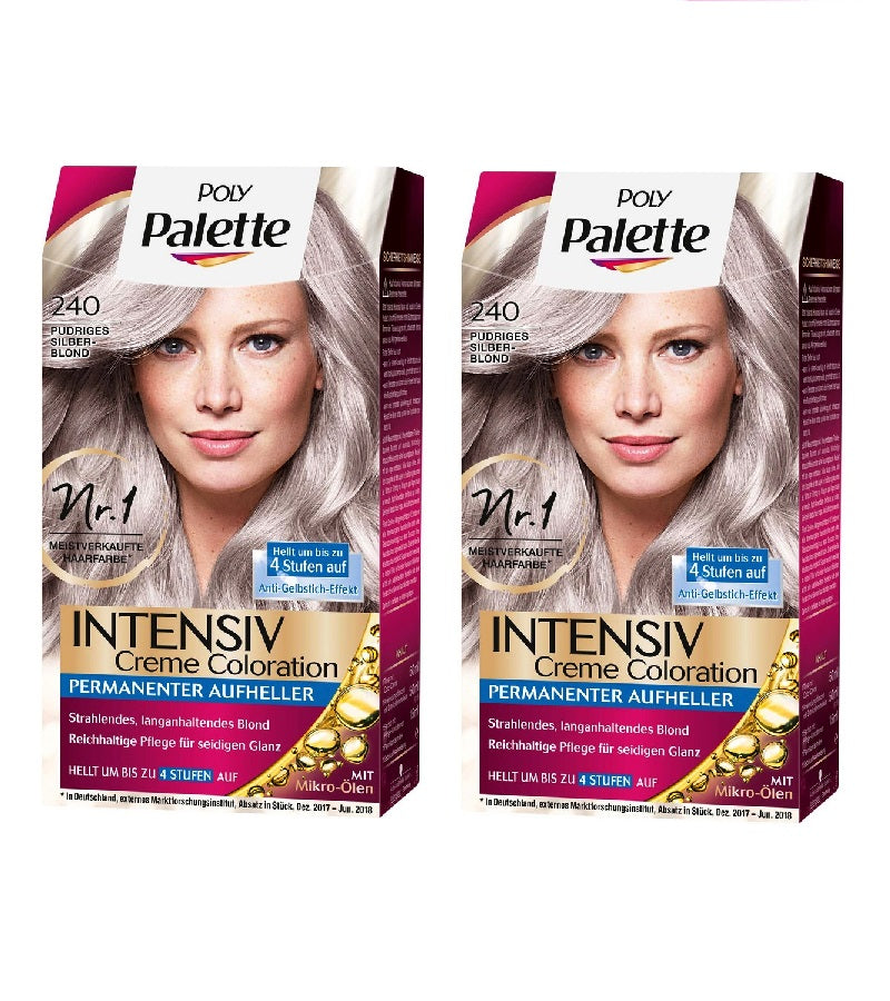 2xPack Schwarzkopf POLY PALETTE Intensive Creme Hair Coloration - 24 Varieties