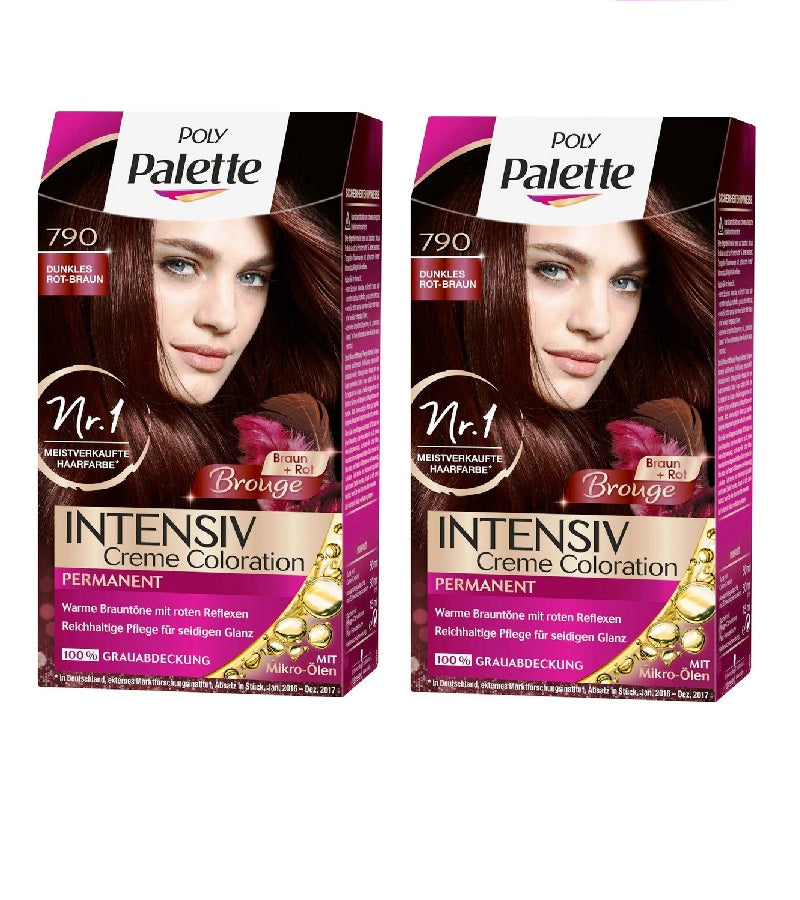 2xPack Schwarzkopf POLY PALETTE Intensive Creme Hair Coloration - 24 Varieties