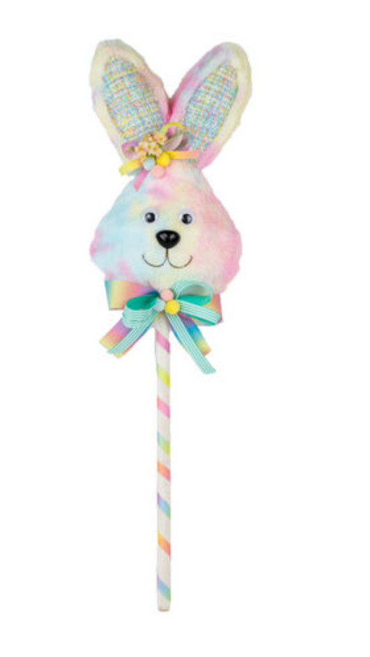 Bunny Head on Straw Pick