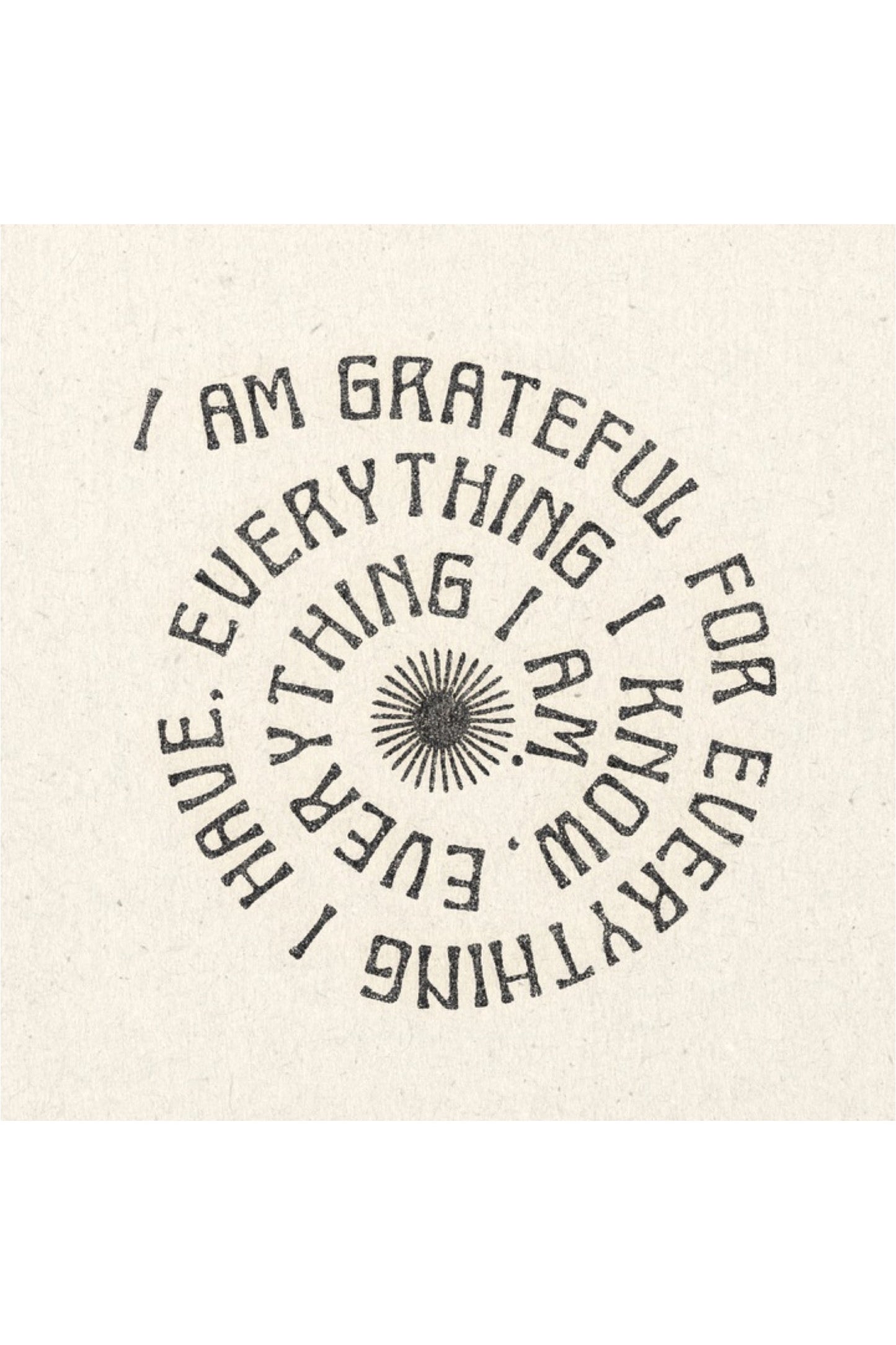 Grateful Print