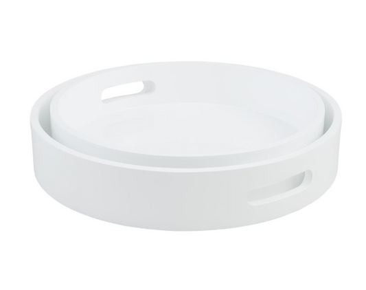 Round Lacquer Tray