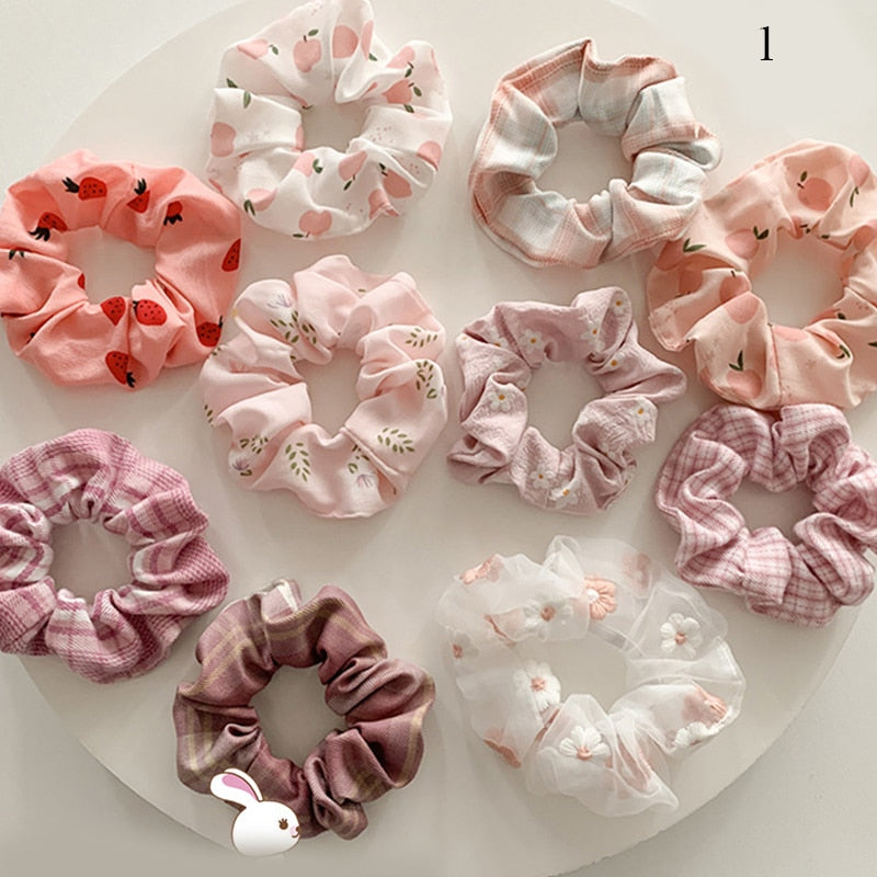 7PCS Plush Scrunchies