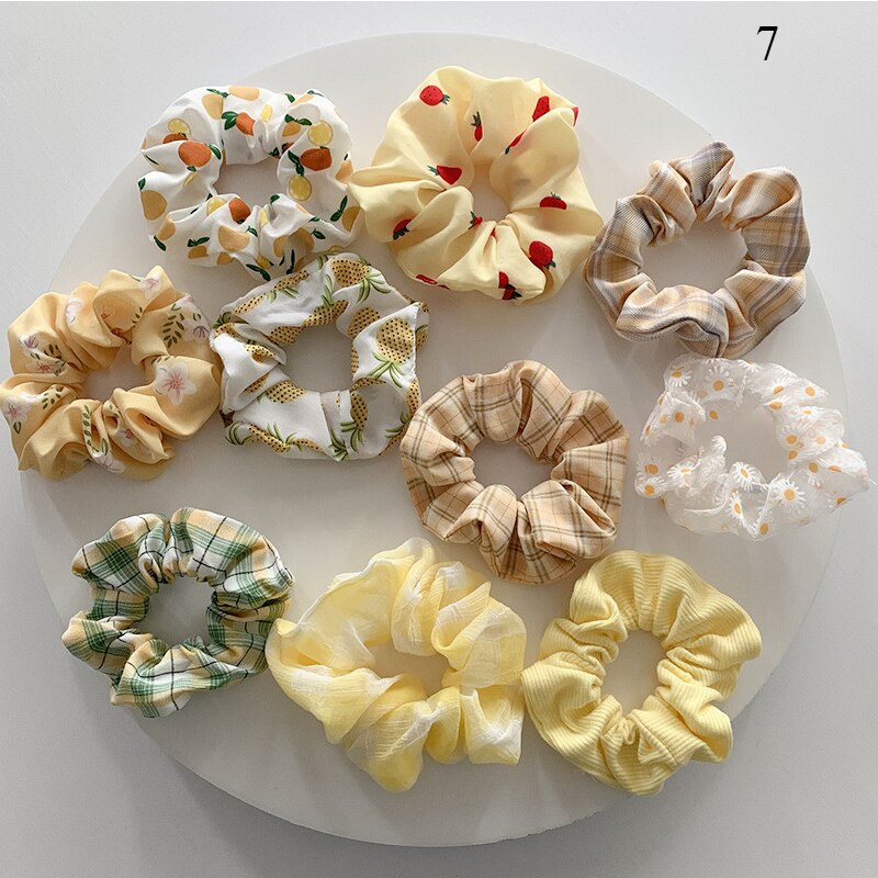 7PCS Plush Scrunchies