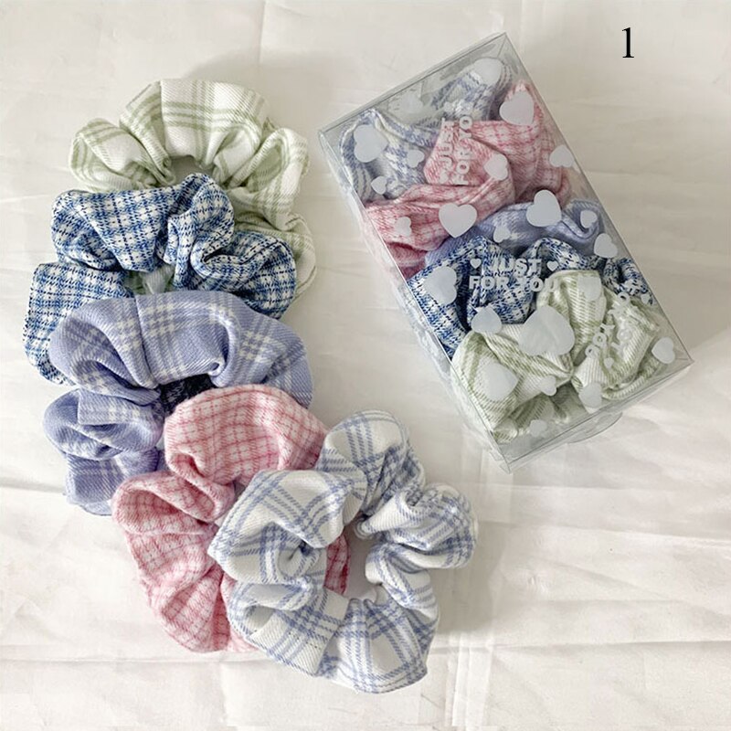 7PCS Plush Scrunchies