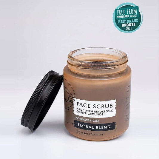Coffee Face Scrub - Floral Blend For Sensitive Skin
