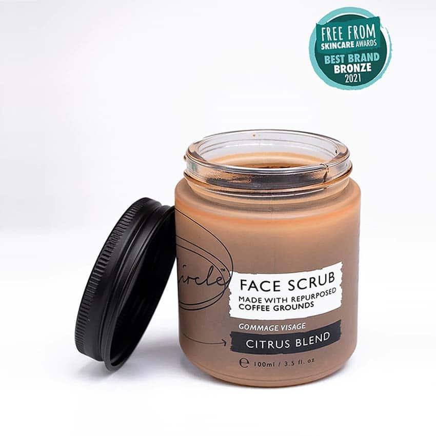Coffee Face Scrub - Citrus Blend For Sensitive Skin