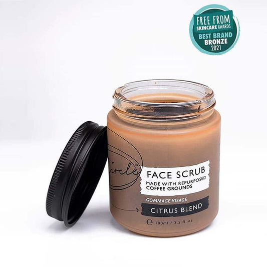 Coffee Face Scrub - Citrus Blend For Sensitive Skin