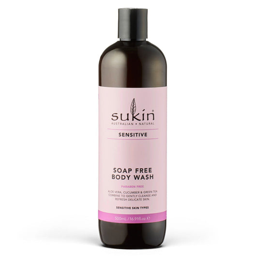 Sukin SENSITIVE Soap Free Body Wash 500mL