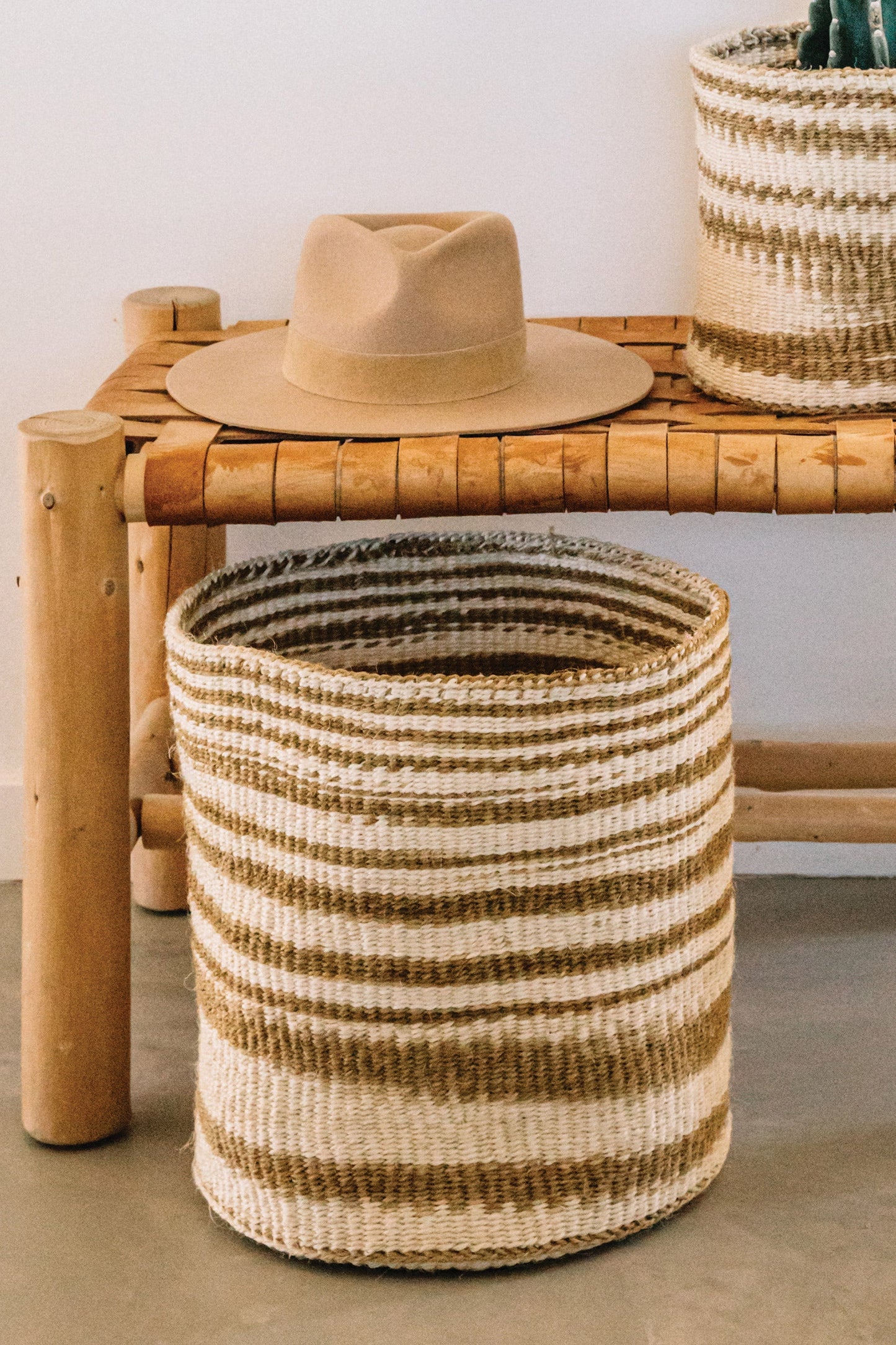 X-Large Smoke Swirl Storage Basket