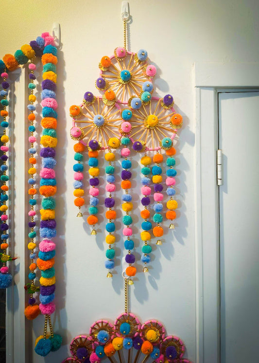 Marigold Triple Sun Tassel – Wall Jewellery