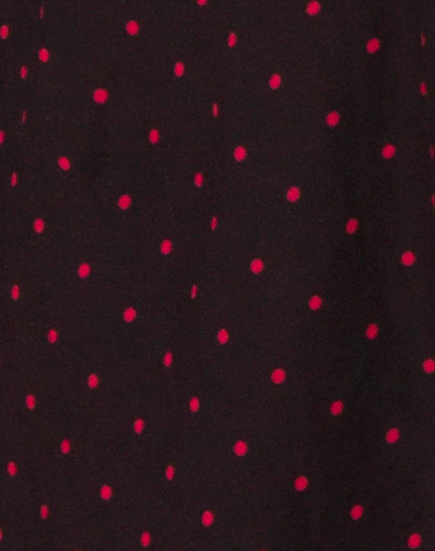 Vinon Dress in Cuban Dot Red