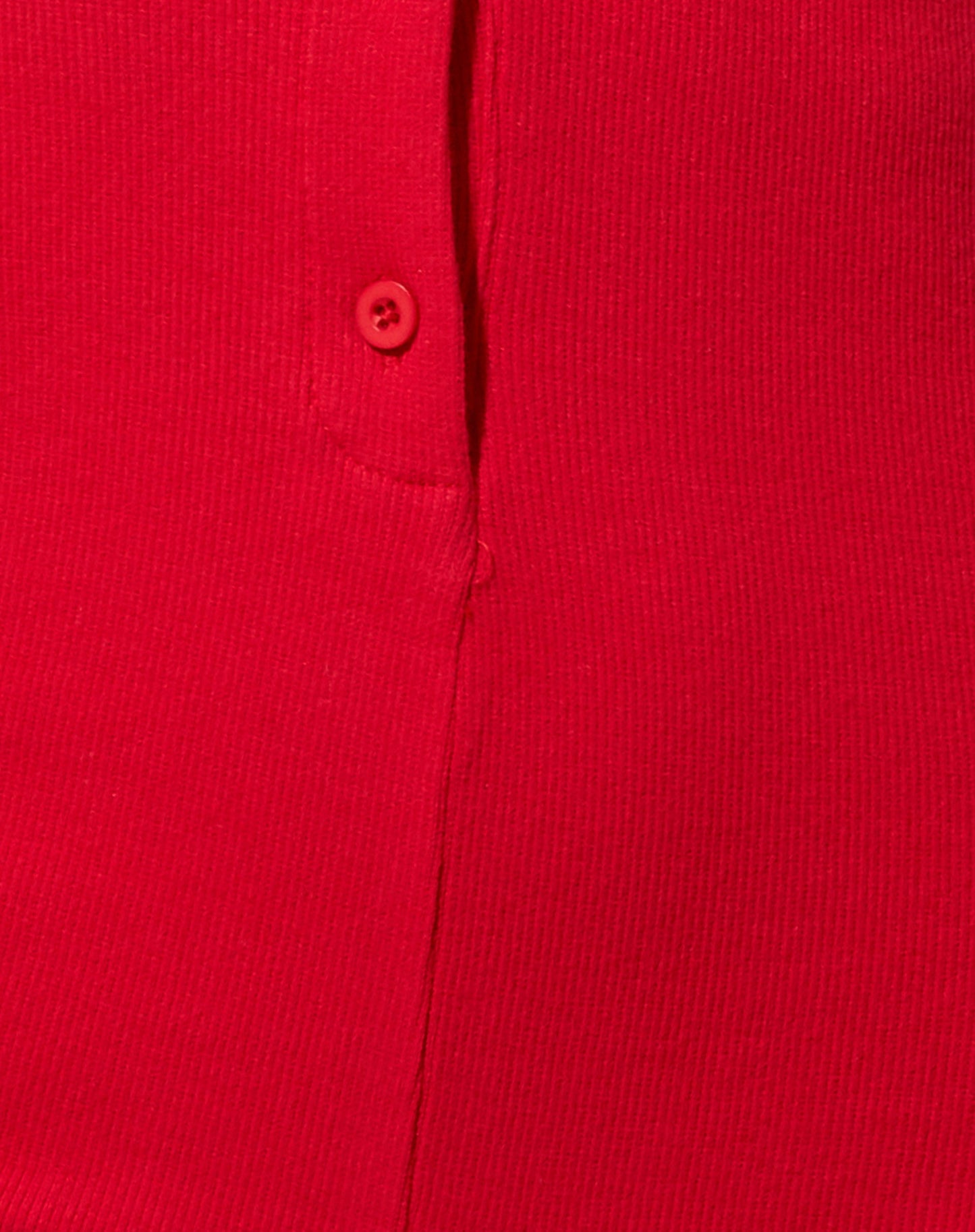 Warna Playsuit in Rib Red