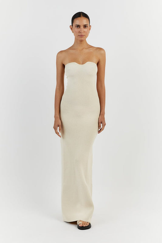 VERONICA BUTTER BANDEAU MAXI DRESS Clothing DISSH Boutiques XL BUTTER