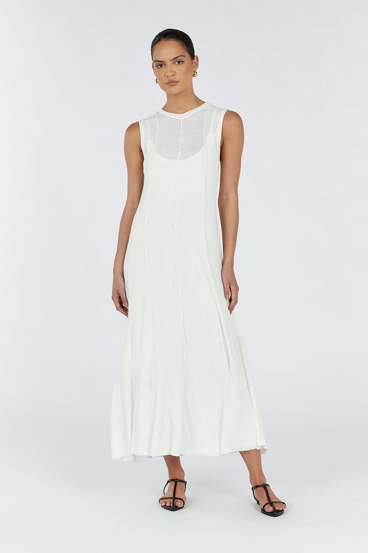 PARKER OFF WHITE KNIT DRESS Clothing DISSH Boutiques XS OFF WHITE
