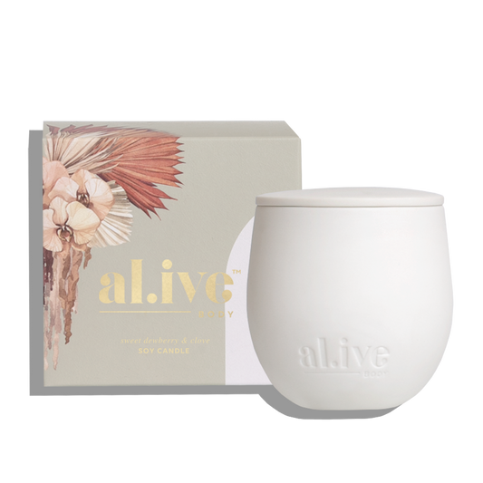 Al.ive Soy Candle - Sweet Dewberry & Clove